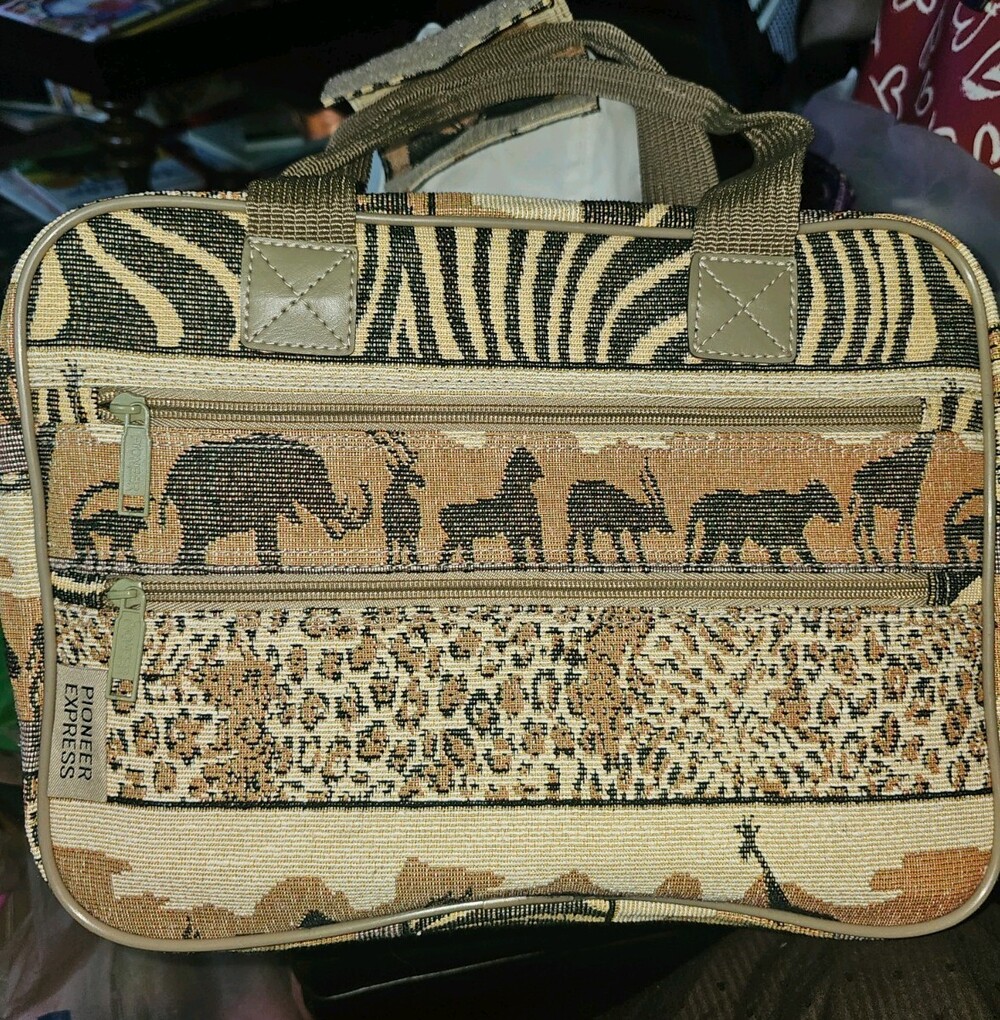 Animal Print Pioneer Express Bag For Laptop Or Small Carry-On Luggage